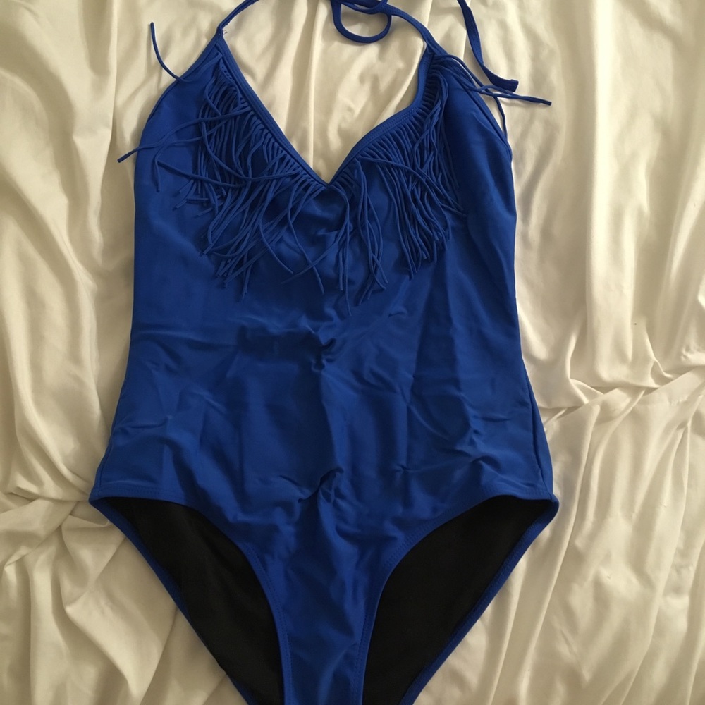 Fringe swim one piece